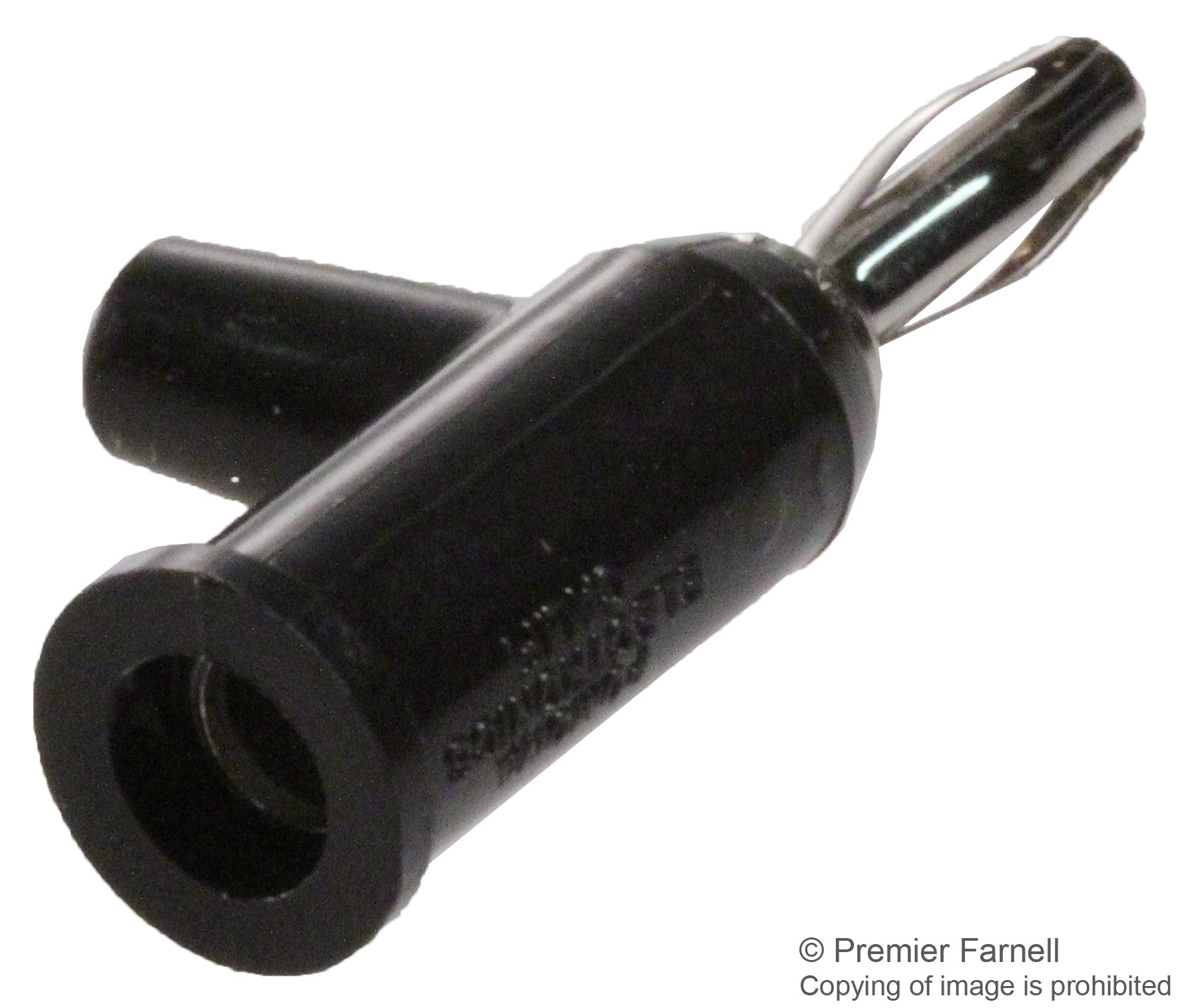 1825-0 10PK POMONA, Banana Plug with Safety Collar, 15A