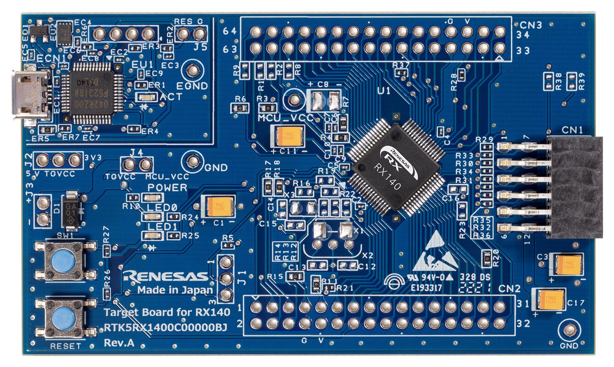 RX100 High-Performance MCU DevKits 