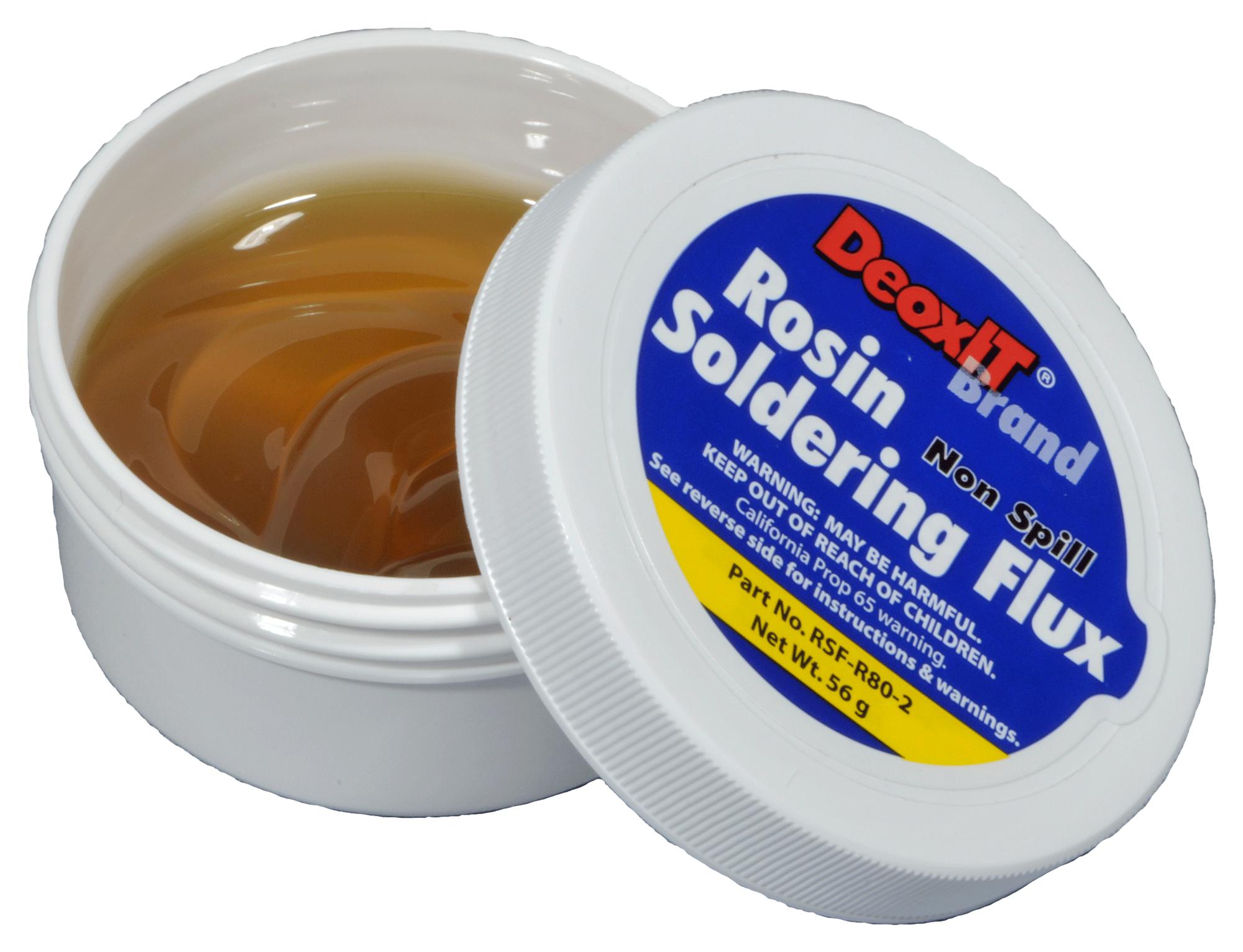 CAIG LABORATORIES RSF-R80-2 Solder Flux, Rosin Mildly Activated RMA,  Soldering, Jar, 56 g