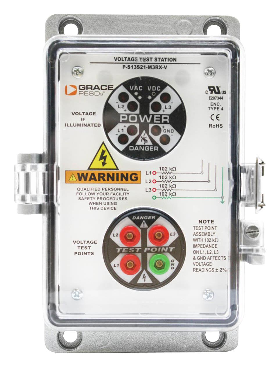 M3rx P-S13S21-M3RX - Grace Technologies - Mains Socket, Voltage Indicator ...