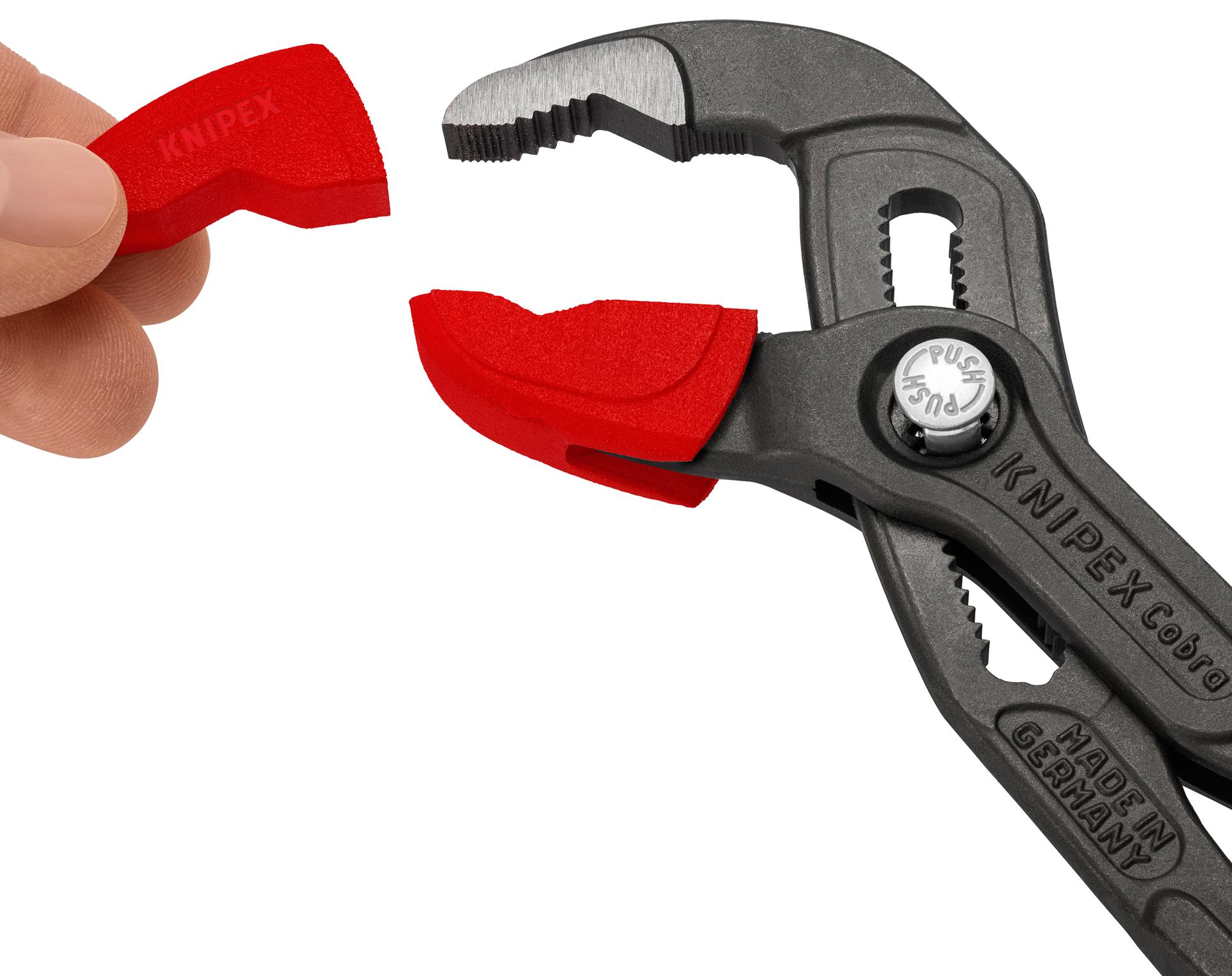 KNIPEX 87 09 180 V01 Jaw Protectors – 3-Pair Set For Cobra® Pliers (Fits 7 1/4" Models From 2010 Onward)