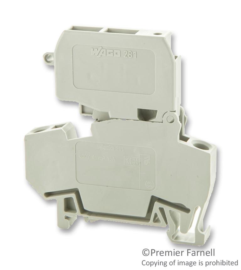 KE-NON ケノン【Ver.8.6】 281-611 WAGO, Fused Terminal Block, 2 Positions, 28 AWG | Newark