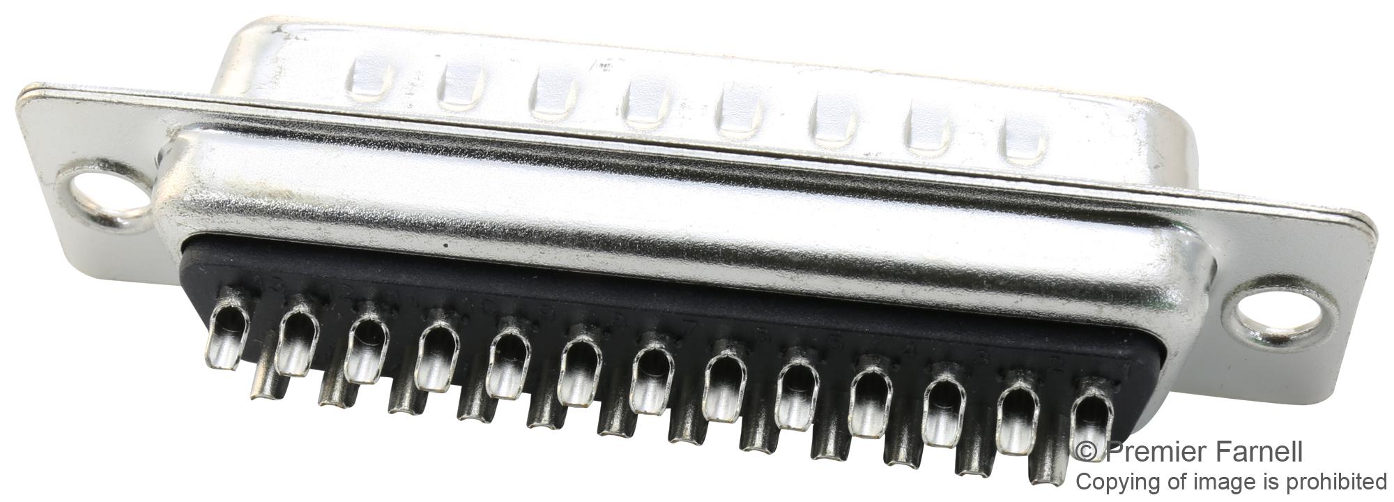 57479122 Amp Te Connectivity D Sub Connector, DB25, 25 Contacts