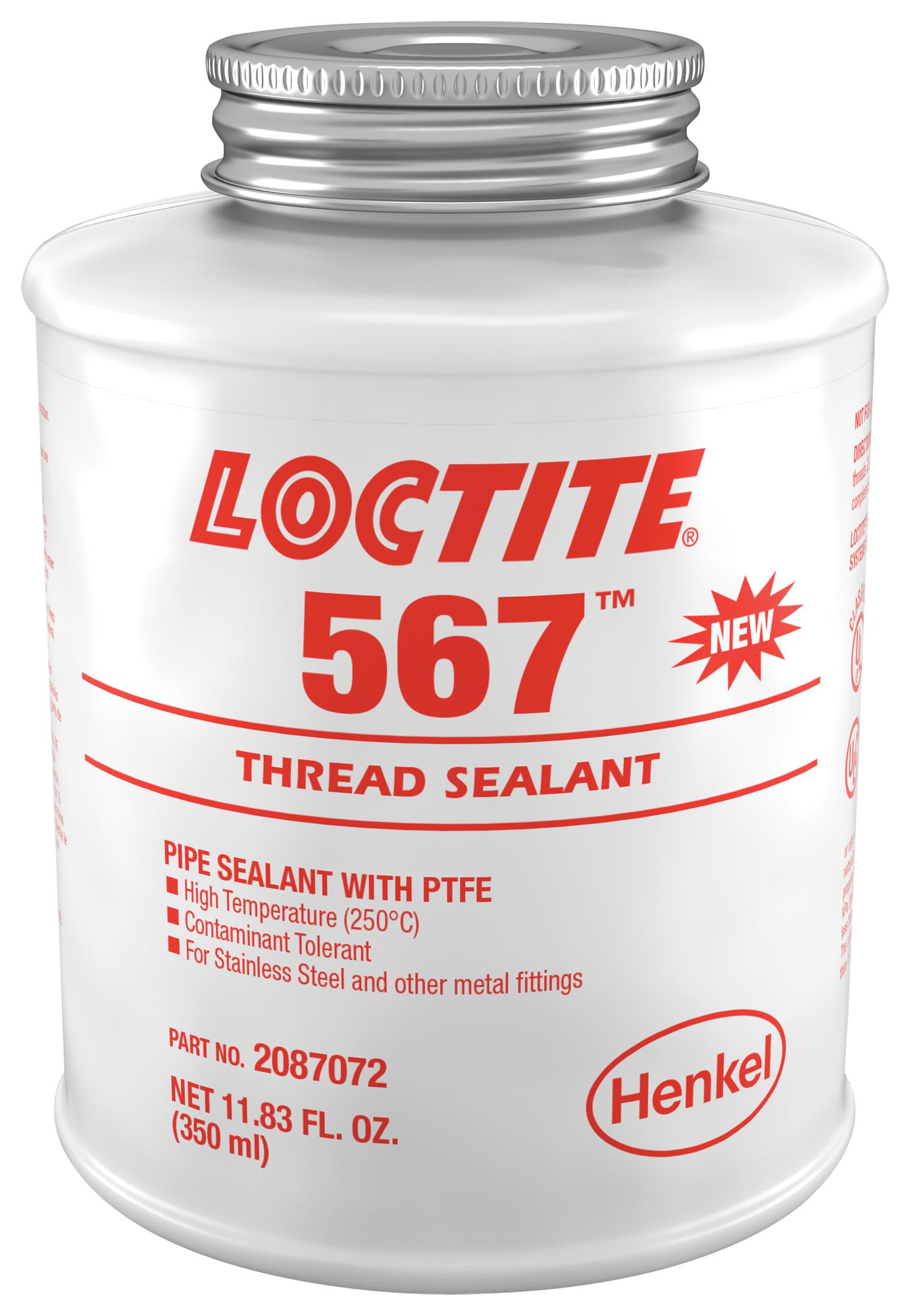 567 350ML Loctite Sealant, Acrylic, Thread Locking