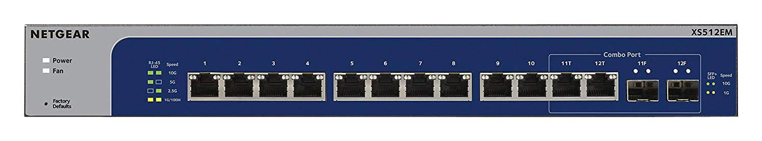 XS512EM-100NAS NETGEAR, Switch, 14 Ports, Commercial, Managed 