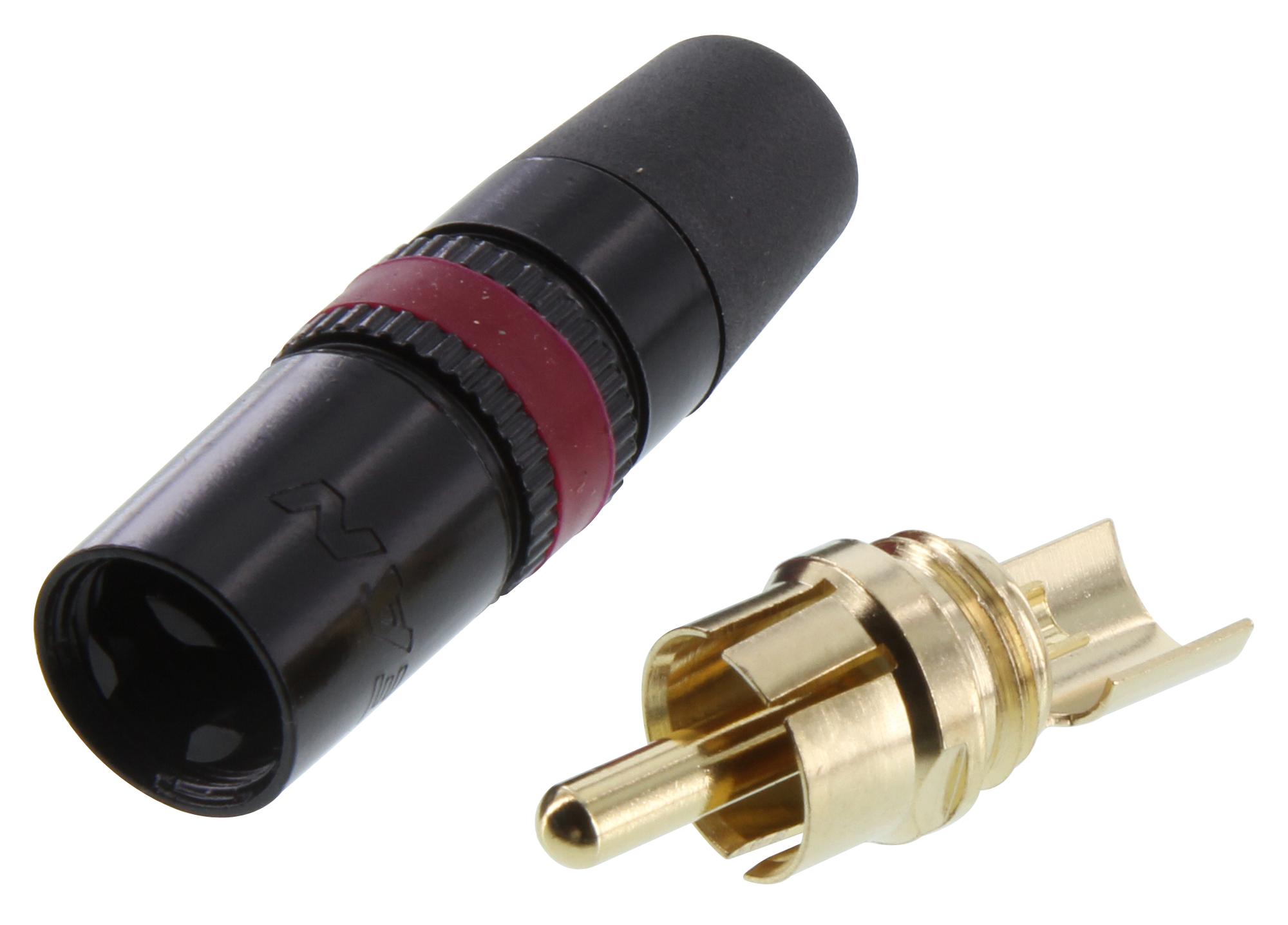 REAN / NEUTRIK NYS373 Connecteur RCA Noir 6mm (Unité REAN / NEUTRIK NYS373 Connecteur RCA Noir 6mm (Unité