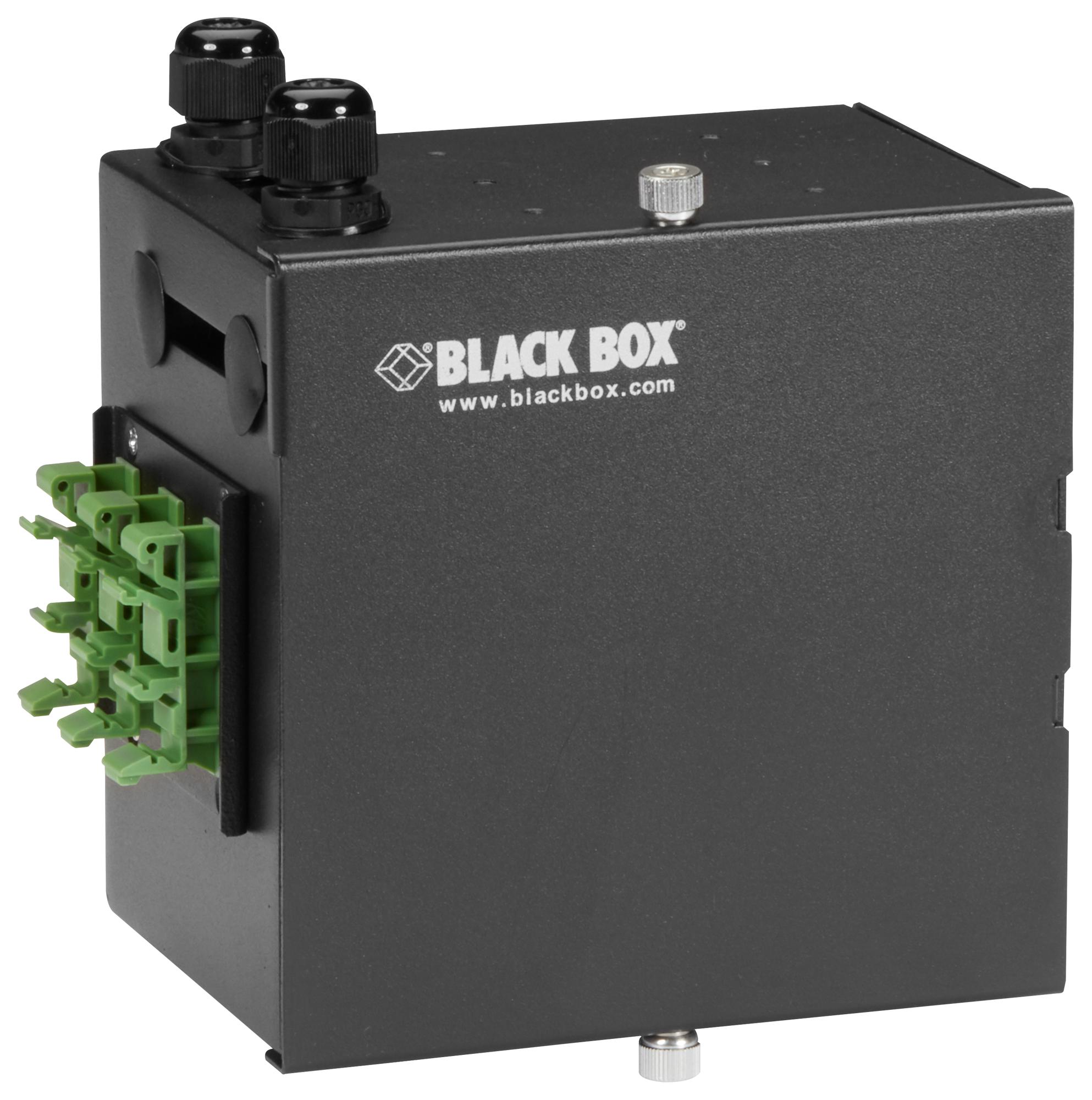 JPM397A BLACK BOX, Metal Enclosure, DIN Rail, Steel | Newark