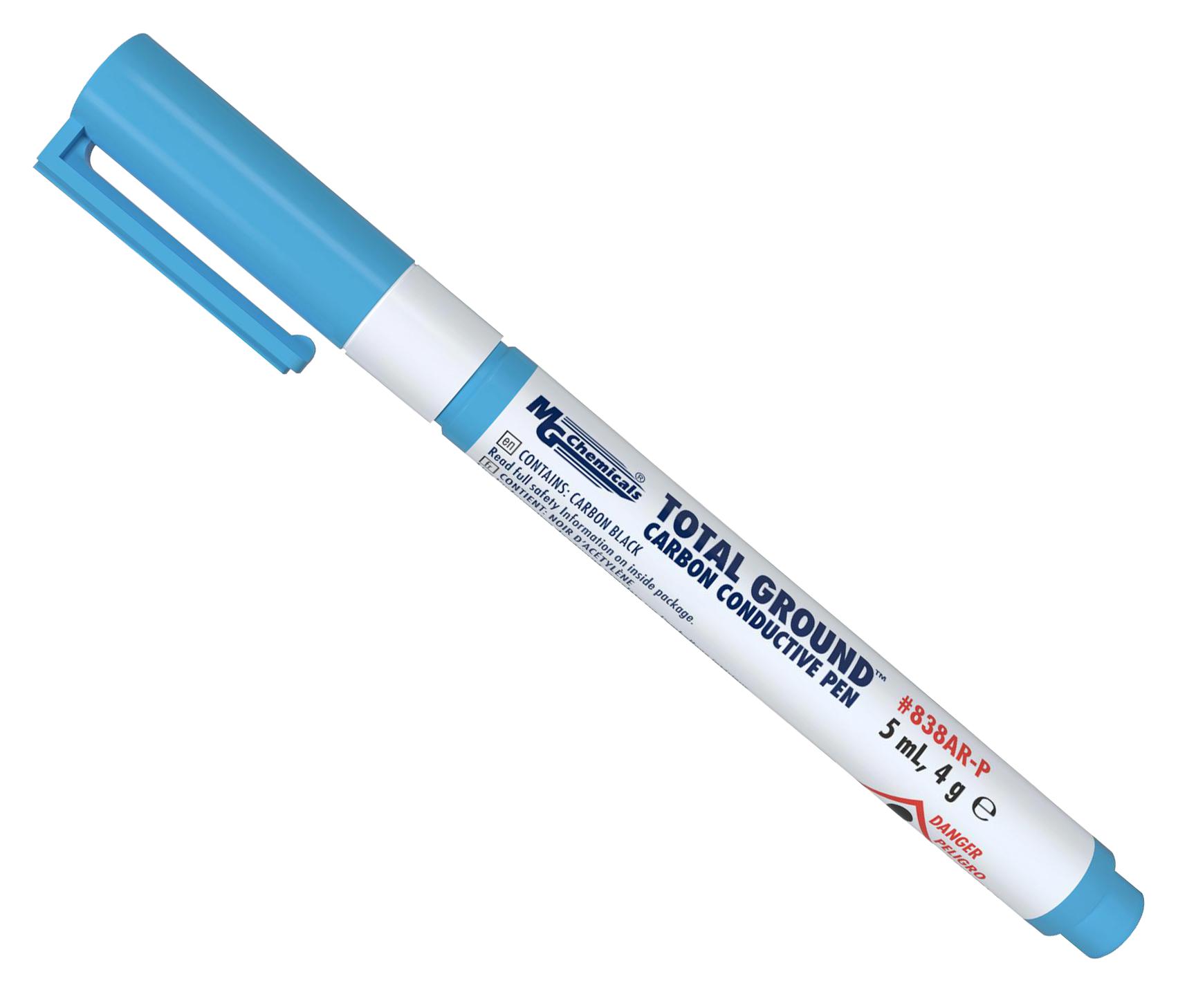 838ARP Mg Chemicals Carbon Conductive Coating, Pen Applicator, Black