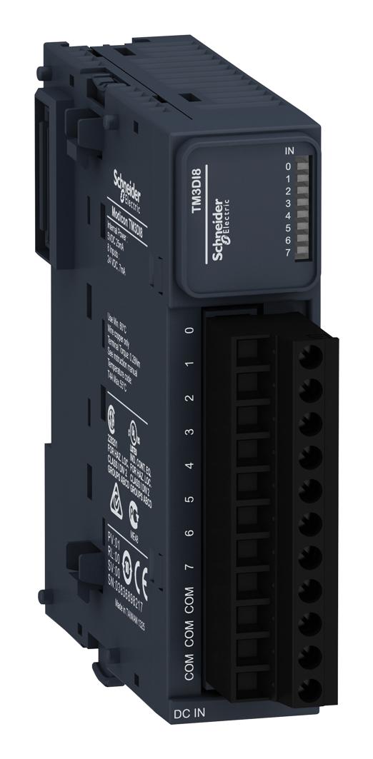 TM3DI8 SCHNEIDER ELECTRIC, Discrete Input Module, 7 mA, 24 VDC