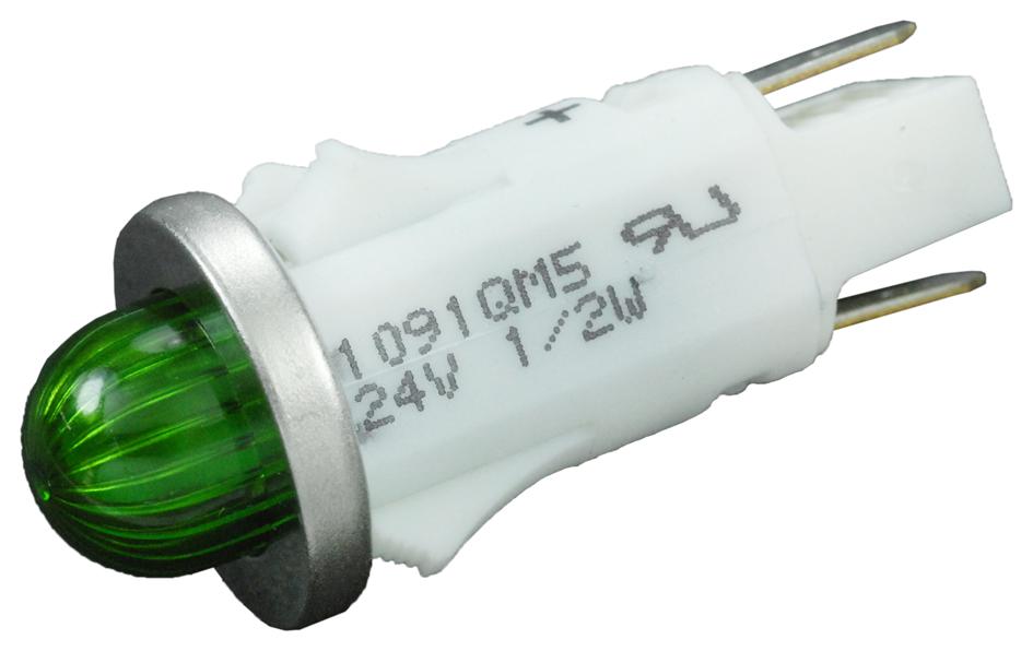 Lot De 5 Voyants LED Montage Panneau 24V AC/DC - Couleurs Blanc, Rouge, Jaune, Bleu, Vert - Marque Uxcell