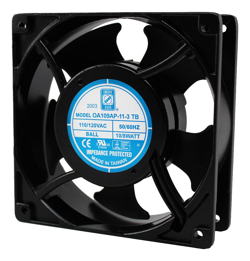 OA109AP113TB Orion Fans AC Axial Fan, 115V, Square