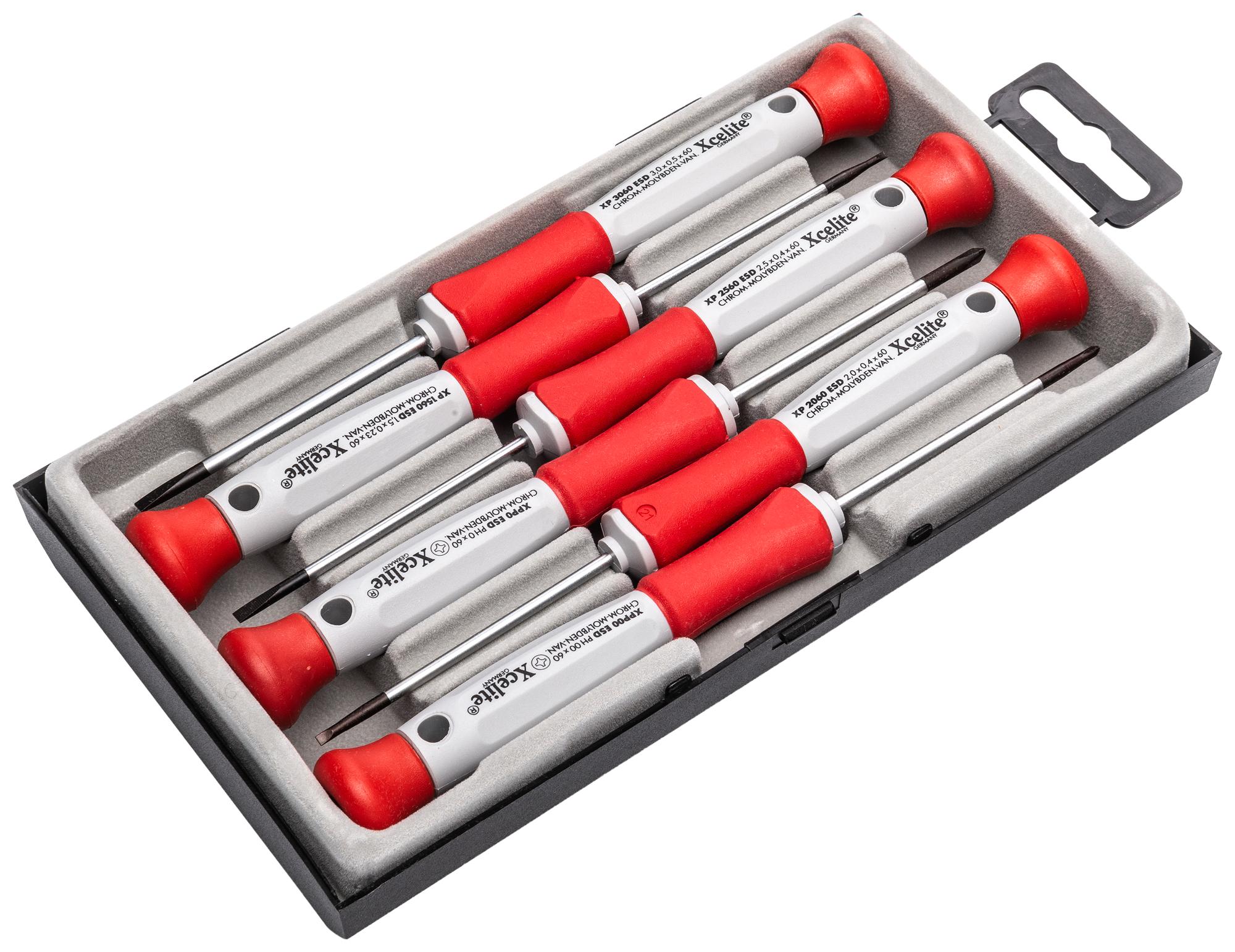 XP600 WELLER XCELITE, Slotted Phillips Screwdriver Set, Precision