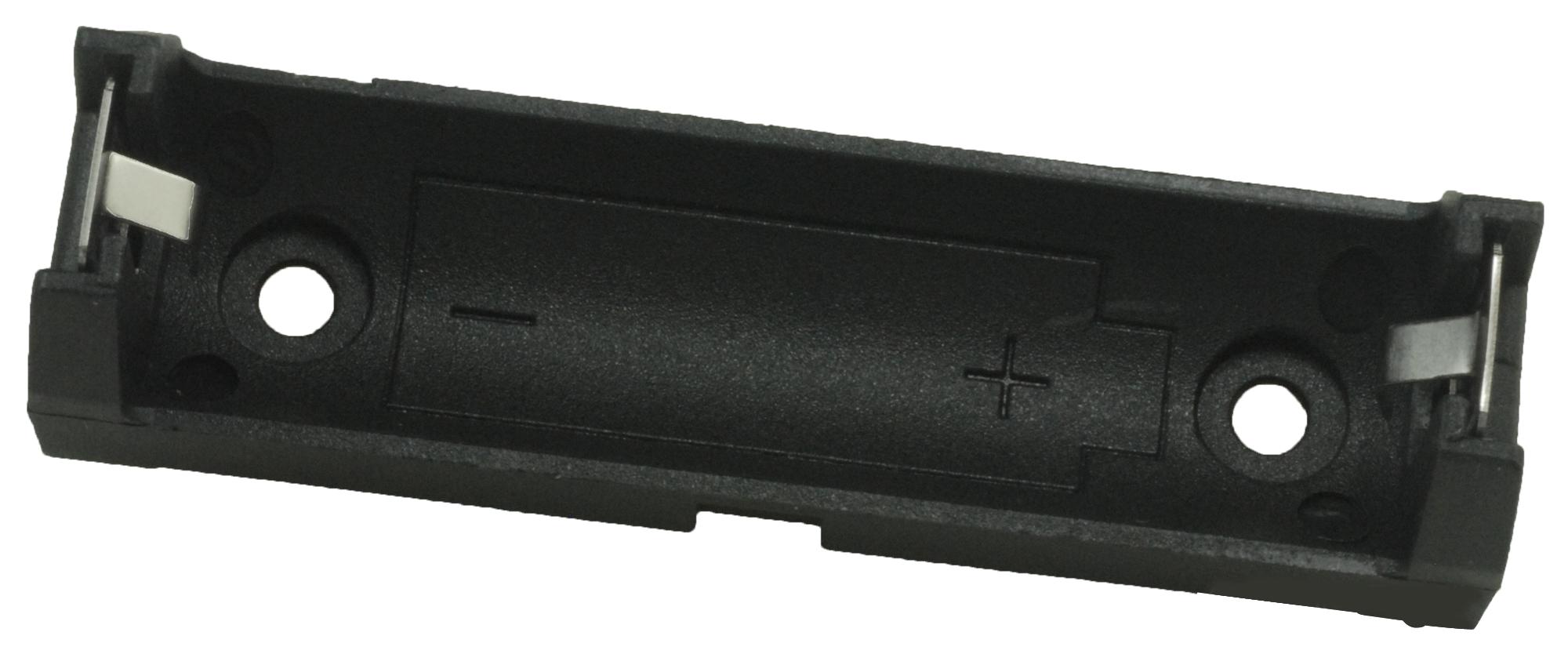 1028 Keystone Battery Holder, AA X 1, Through Hole, 45 OFF