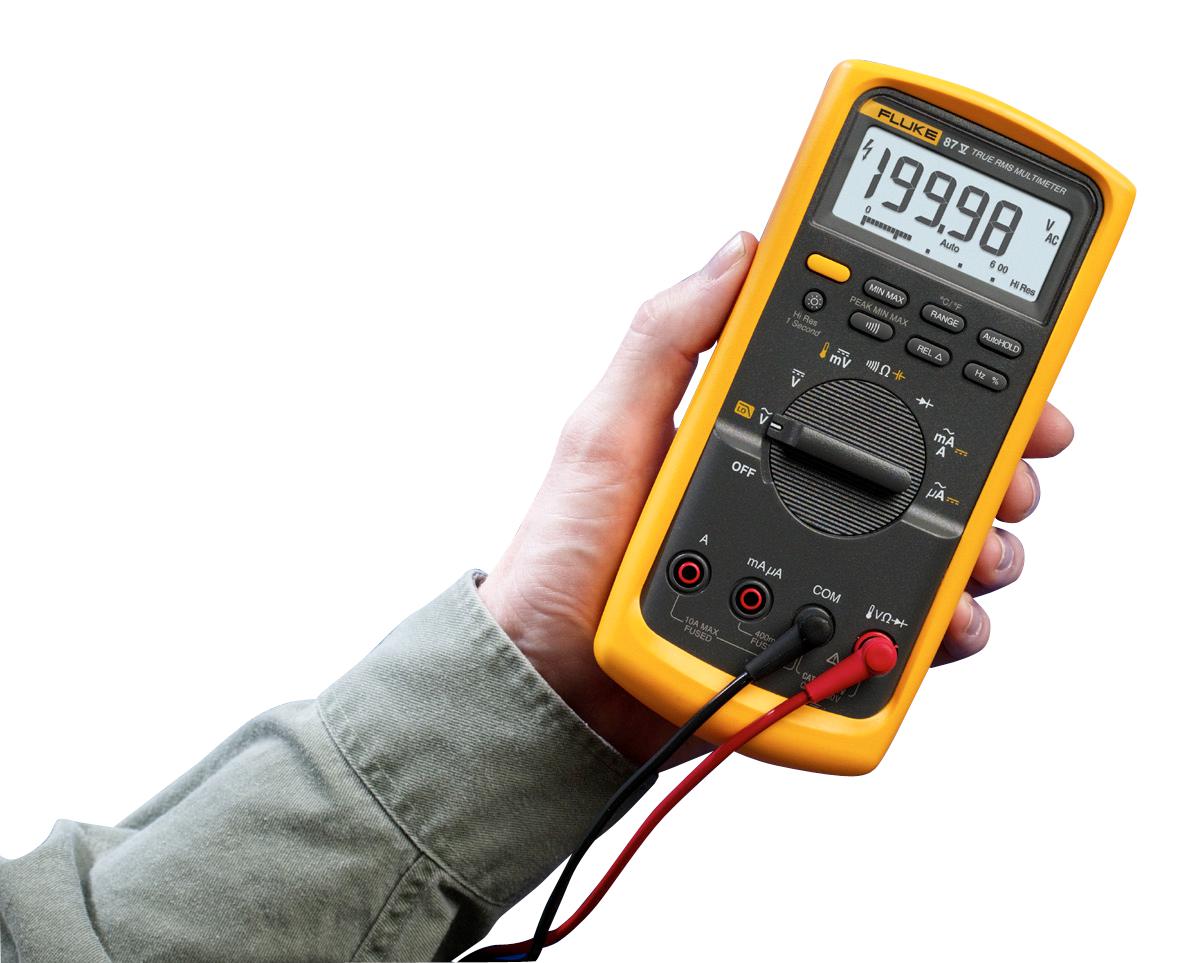 FLUKE875 Fluke Industrial Digital Multimeter, 80 Series V, 19999