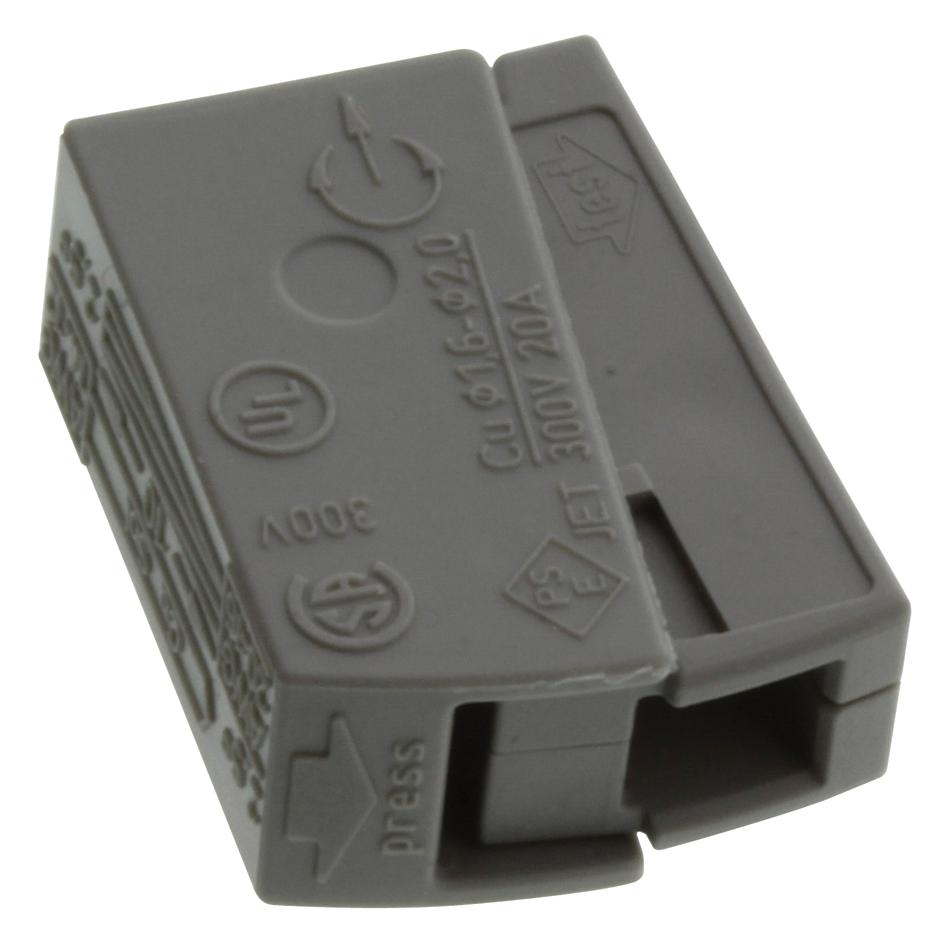 224-101 - Wago - Standard Terminal Block, Grey, 224 Series
