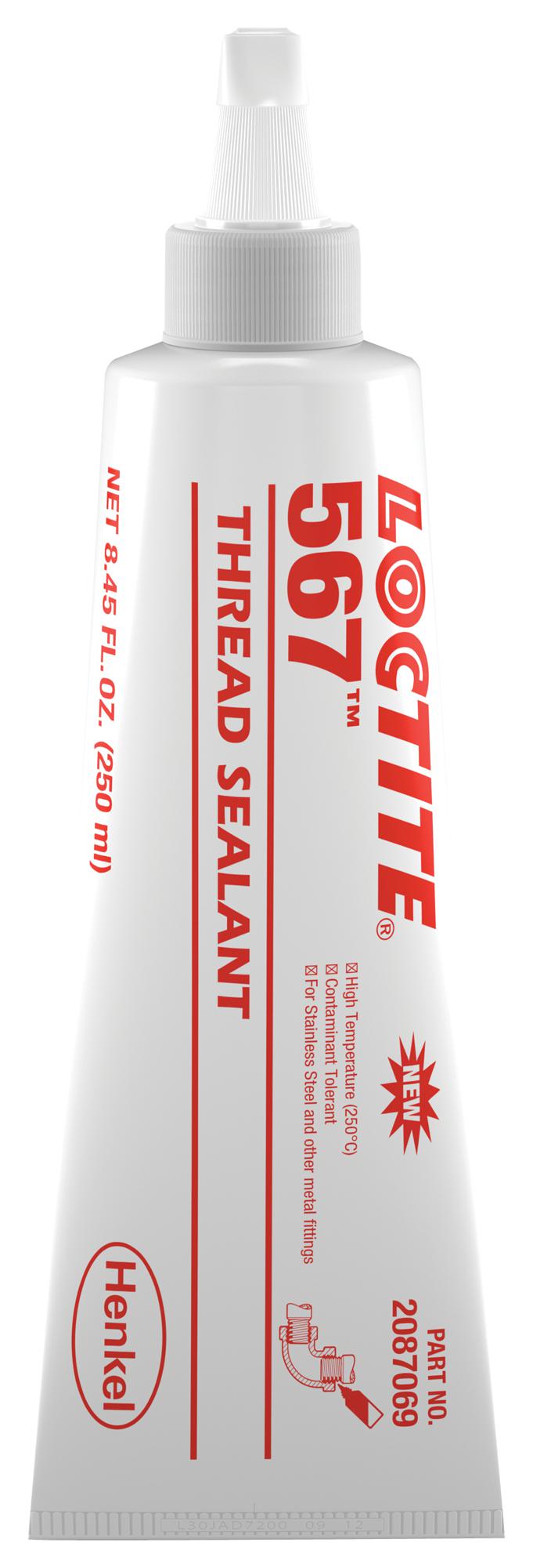 567 250ML Loctite Sealant, Acrylic, Thread Locking
