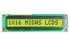 MIDAS DISPLAYS MC11608A6WK1-SPTLY