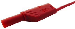 HIRSCHMANN TEST AND MEASUREMENT 934088101 TEST LEAD, RED, 1M, 1KV, 32A