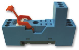 RELECO S-12 RELAY SOCKET, DIN RAIL, DP FORMAT