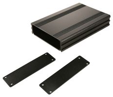 BOX ENCLOSURES B2-160BK CASE, ALUMINIUM, 105X30X160MM