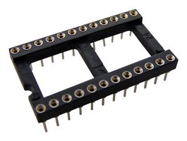 HARWIN D2824-42 SOCKET IC, DIL, 24WAY, TUBE 17, PK17