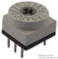 APEM PT65703 SWITCH, HEX, HORIZ