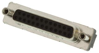 AMPHENOL COMMUNICATIONS SOLUTIONS D25S24A4GV00LF D Sub Connector, Delta D, Delta D Series, DB, Receptacle, 25, Metal, Solder RoHS Compliant: Yes