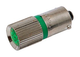 CML INNOVATIVE TECHNOLOGIES 18310251 LED LAMP, BA9S, 12V, GREEN, T-3 1/4