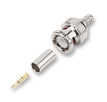 AMPHENOL RF B1121A1-ND3G-1-50 RF/COAXIAL, BNC PLUG, STRAIGHT, 50 OHM, CRIMP