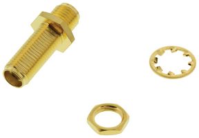 AMPHENOL RF SMA7471B1-3GT50G-50 ADAPTER, SMA JACK-JACK, BULKHEAD, 50 OHM