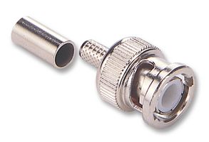 MULTICOMP PRO MP-13-10-1 58U RF/COAXIAL, BNC PLUG, STRAIGHT, 50 OHM, CRIMP