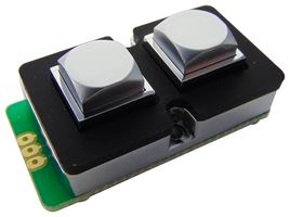 MULTICOMP MCAK102BSSSWPMM SWITCH, KEYPAD, 1X2, 20mA, 24V, METAL