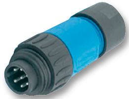 CIRCULAR CONNECTOR, PLUG, 6+PE, CABLE
