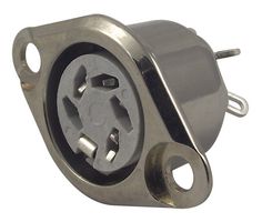 DELTRON COMPONENTS 630-0510 SOCKET, DIN, FLANGED, 240DEG, 5POLE