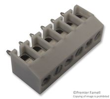LUMBERG KRMC 06 Wire-To-Board Terminal Block, 6, 250 V, 6 A, 1 mm RoHS Compliant: Yes