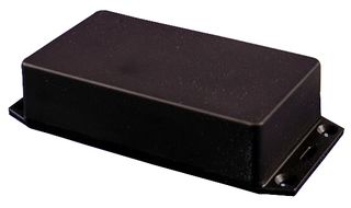 HAMMOND 1591XXTFLBK BOX, ABS, FLAT LID, 123X83X60.5MM