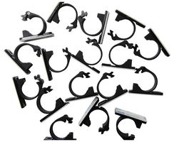 MULTICOMP PRO MP003243 CABLE CLIP, BLACK, 16MM, PK100