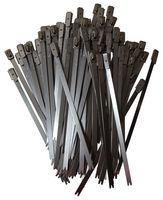 HELLERMANNTYTON 111-93058 CABLE TIE, S/S, 127X4.6MM, PK100