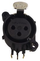 NEUTRIK NC3FAAH1 XLR Audio Connector, Socket, 3, PCB Moun