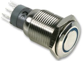 BULGIN LIMITED MP0045/1E2BL012 SWITCH, DPCO, 3A, 250VAC, BLUE RING