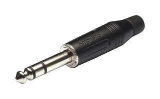 AMPHENOL AUDIO ACPS-GB Phone Audio Connector, Plug, 3, Cable Mount, Metal Body, Nickel Plated Contacts RoHS Compliant: Yes