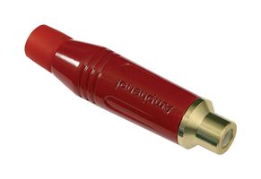 AMPHENOL AUDIO ACJR-RED RCA (Phono) Audio / Video Connector, Soc