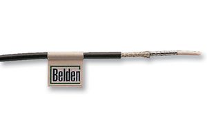 BELDEN 1865A 0101000 CABLE, COAX, BLACK, 3.81MM, 304.8M
