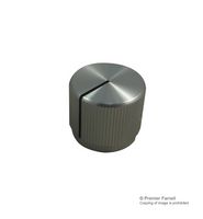 MULTICOMP KB00018 KNOB, AL, 19MM, SILVER, 6.4MM SHAFT
