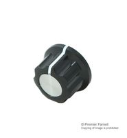 MULTICOMP CF-X4-M-S(6.4)E KNOB, PLASTIC, 20MM, AL CAP