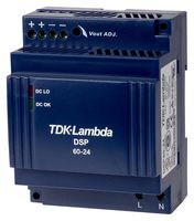 TDK-LAMBDA DSP60-24 AC/DC DIN Rail Power Supply, Class II, A