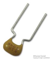KEMET C333C104K1R5TA CERAMIC CAPACITOR, 0.1UF, 100V, X7R, 10%, RADIAL