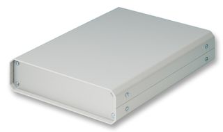 METCASE M5512110 Enclosure, Unicase, IP40, Instrument, 52 mm, 185 mm, 250 mm, Aluminium, Grey RoHS Compliant: Yes