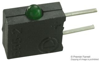 DIALIGHT 555-2303F Circuit Board Indicator, Green, 2mm, 5 V