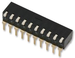 MULTICOMP PRO MCEPI-10 SWITCH, DIP, 10 POSITION, SPST, PIANO
